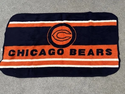 "Manta de regazo vintage San Marcos Chicago Bears 55"" X 30""" Foto 1 de 3