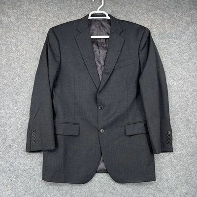 Blazer Brooks Brothers casaco esportivo masculino 42R cinza lã Estrato feito na Itália EUA - Imagem 1 de 4