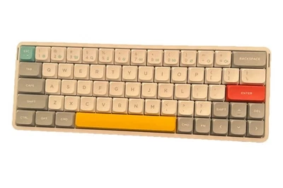 Teclado mecânico sem fio NuPhy Air60 V2 60% perfil baixo, branco - glicínias - Imagem 1 de 3