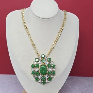 COLLAR COLGANTE BROCHE PASARELA ARNOLD SCAASI 1960 VINTAGE - Imagen 1 de 4