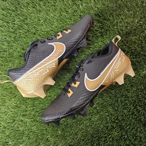 Nike Vapor Edge Speed 2 9.5 Black Gold Football Cleats New - Picture 1 of 6