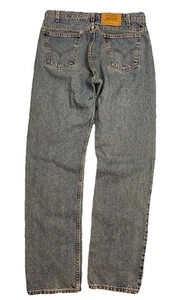 Vintage 90s 505 Levi’s Jeans 33 X 32 Straight Leg Orange Tab Seattle Grunge - Picture 1 of 10