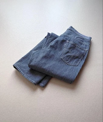 LEVI'S BIG-E HICKORY STRIPE DENIM VINTAGE AÑOS 60-70 Foto 1 de 4