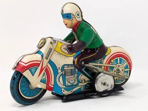Ms 702 Motorcycle/Vintage Tin Toy / Toy Period Years' 60s - Picture 1 of 11