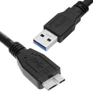 USB TYPE-A 3.0 AUF MICRO-B KABEL FÜR GEHÄUSE HDD FESTPLATTE SSD 2,5" DISK ADAPTER - Bild 1 von 2