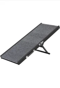 Dog Ramp Rubber Mat High Traction Ramp,5 Level Adjustable Folding Pet Ramp - Picture 1 of 11