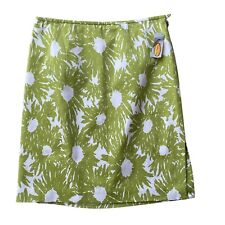 Talbots Petites Size 4P  Green White Floral Patterned Lined Pencil Skirt NEW NWT