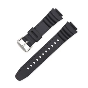 Correa de reloj de goma de 18 mm para CASIO AE-1000W/AQ-S810W/W-800H W-216H - Imagen 1 de 28