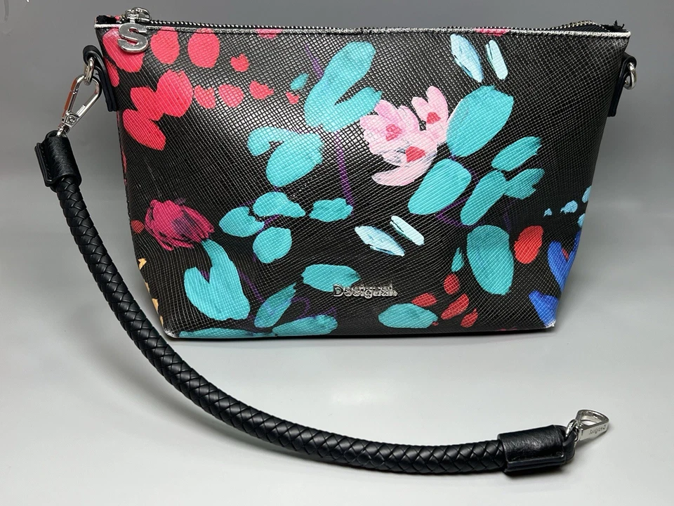 Bolso Desigual 17WAXPWA Mujer Mediano Imitación Cuero Buen Estado Foto 1 de 4