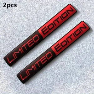2PCS Limited Edition Car Emblem 3D Metal Badges Decal Sticker Auto Racing Sport - Picture 1 of 4