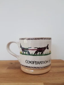 Nicholas Mosse Pottery Ireland 07 Mug 'Cooperation Is Better Than Conflict' Rare - Picture 1 of 13