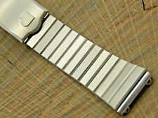 NOS Unused Vintage Pulsar Watch Band 17.5mm Straight Deployment Stainless Mens
