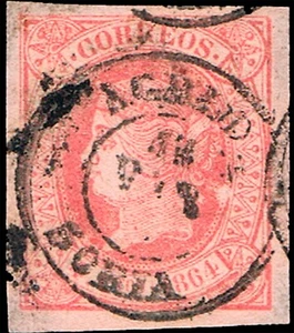 Soria - Edi o 64 - 4 c. - Mat Fech. Tp. II "Agreda" - Bild 1 von 1