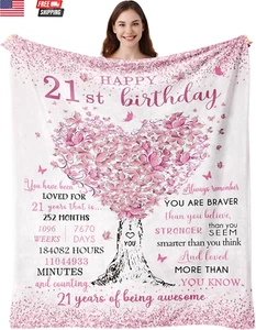 21St Birthday Gifts for Her, 21St Birthday Decorations, 21 Year Old Birthday Gif - Picture 1 of 7