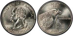 2007-D Idaho Statehood Quarter 25C Uncirculated Coin Denver mint STD43 - Picture 1 of 1