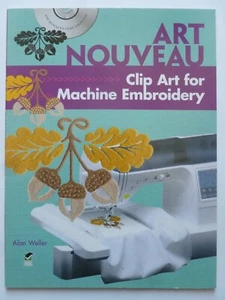JUGENDSTIL Clipart für Maschinenstickerei von Alan Weller (2011) - Bild 1 von 13