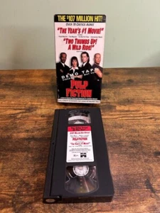 Rare PULP FICTION Demo Tape VHS Full Length Screener Travolta Tarantino - Picture 1 of 8