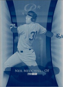 2010 TriStar Pursuit NEIL MEDCHILL #123 Rookie Press Plate 1/1