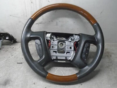 2008-2012 Buick Enclave Steering Wheel OEM Woodgrain With Control - Image 1 of 3