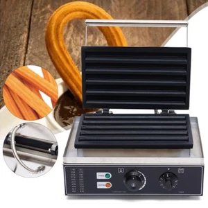 Commercial 5 Sticks Churros Maker Machine - Churro Maker 1550W Stainless Steel - Picture 1 of 23