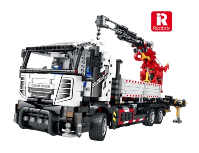 Reobrix 22011 Pritschen-LKW mit Kran Ferngesteuert -NEU-OVP- Klemmbausteine