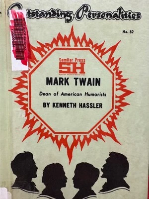 Mark Twain, Dean of American Humorists by Kenneth Hassler ( hc ex-library  1975) - Image 1 of 3