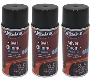 3x Vectra® Silver Chrome Basis Spezial Grundierung 150ml Haftgrund Spray Primer - Bild 1 von 2