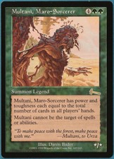 Multani, Maro-Sorcerer Urza's Legacy NM Green Rare CARD (233217) ABUGames