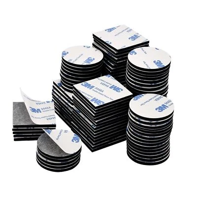 3M VHB Pad doppio cerchio EVA schiuma bianco e nero autoadesivo nastro rotondo resistente