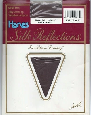 Medias Pantimedias De Colección Hanes Seda Reflejos 1 Par Talla EF Town Taupe Foto 1 de 2