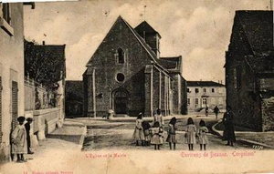 Umgebung von BEAUNE - CORGOLOIN - Kirche und Rathaus - Bild 1 von 1