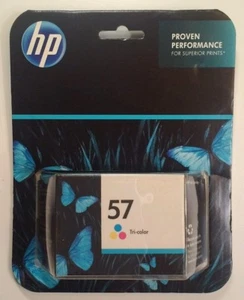 Nuevo cartucho de tinta tricolor genuino HP 57 C6657AN - cartón sellado SEPT 2013 expirado - Imagen 1 de 6
