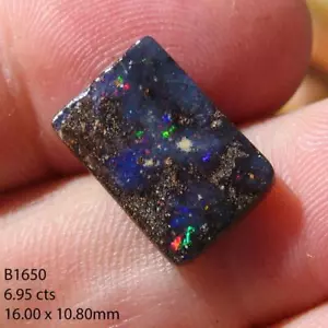 Felsbrocken massiver Opal 6,95 Karat 100 % natürlich massiv bereit zum Set in Schmuck B1650 - Bild 1 von 3