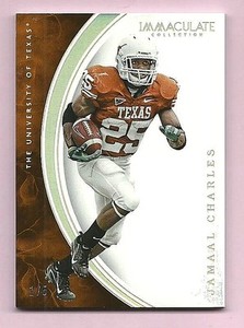 Jamaal Charles 2016 Immaculate Collection Collegiate Gold Card 1/5