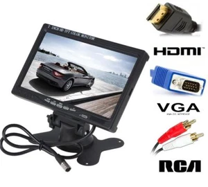 Monitor LCD TFT 7 pollici a colori con telecomando e doppio ingresso video - Foto 1 di 1