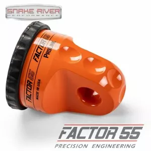 Montaje de grillete de cabrestante cerrado de aluminio Factor 55 naranja ProLink 16 lb carga 00015-07 - Imagen 1 de 6