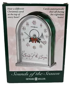 Sounds Of The Season Musical Christmas Mantel Clock Howard Miller Company - Picture 1 of 4