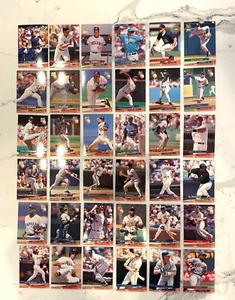 1993 Fleer Ultra Baseball Complete Set 1-650 NM-MT! Mike Piazza RC Griffey Jr - Picture 1 of 2