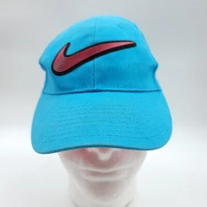 NIKE JUST DO IT TODDER BOY/ Girl BLUE /pink COTTON CAP HAT SIZE 4-6x  - Picture 1 of 8
