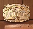 1886 USA France 1986 Commemorative Statue of Liberty Belt Buckle -Limited Edit'n