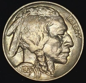 1927-P BUFFALO NICKEL ~ GEM BRILLIANT UNCIRCULATED - Picture 1 of 2