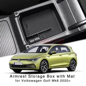 For Volkswagen Golf MK8 2020+ Center Console Organizer Armrest Storage Box Tray - Picture 1 of 12