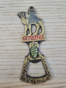 Genuine Vintage Jerusalem Bottle Opener 1950's Made In Israel FREE SHIPPING D11 - Picture 1 of 3