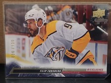 2022-23 UD Series 2 Base Exclusives #359 Filip Forsberg 006/100 - Predators