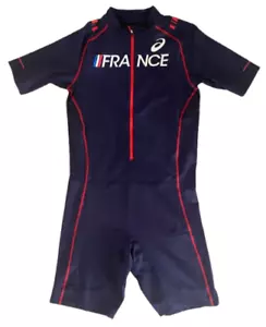 ASICS FRANCE PRO ELITE SPEEDSUIT SKINSUIT SPRINT SUIT TRACK AND FIELD MEN’S L - Imagen 1 de 8