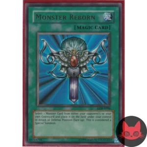 Yugioh Monster Reborn LOB-E096 Ultra Raro LP - Imagen 1 de 1