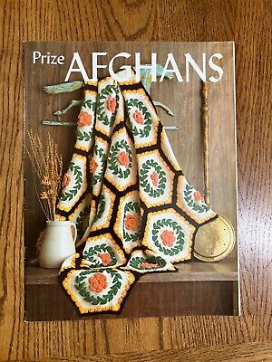 Revista De Libros De Patrones Afganos Premio Vintage Tejido De Ganchillo 12 Diseños 35 Piezas • 3.94€