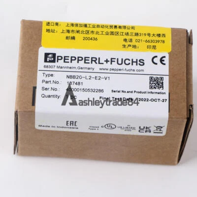 1PCS NEW PEPPERL+FUCHS NBB20-L2-E2-V1 INDUCTIVE PROXIMITY SWITCH - Image 1 of 4
