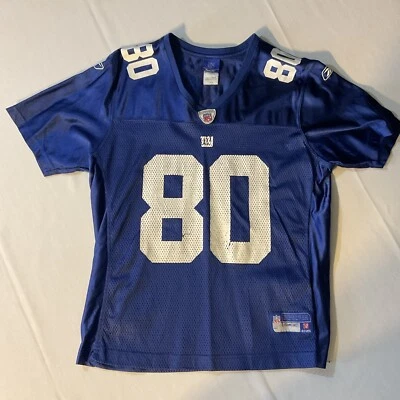 Camiseta de fútbol americano Reebok NFL New York Giants Jeremy Shockey juvenil grande Foto 1 de 4