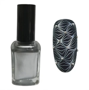 Stamping Lack 10ml Silber Nail Art Stampinglack Stempel Lack metallic - Bild 1 von 3